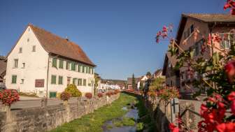 Schleitheim village stream