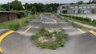 Pump track Breite