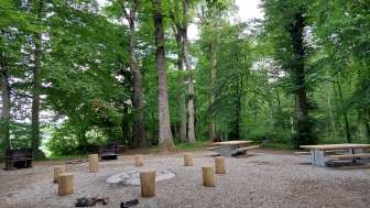 Barbecue area Warthau