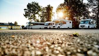 Motorhome parking lot Lottstetten