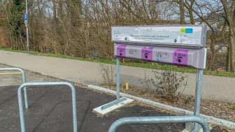 E-bike charging station Schloss Laufen