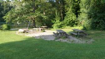 Barbecue Spot Bathing Area Hemishofen