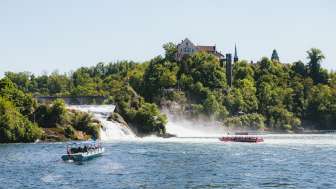 The Rhine Falls in classic style